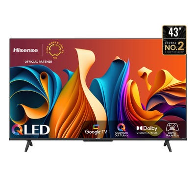 TV Hisense 43" QLED 4K UHD Google TV 43Q6N