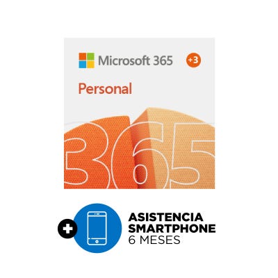 Microsoft 365 personal + Asistencia smartphone 6 meses 