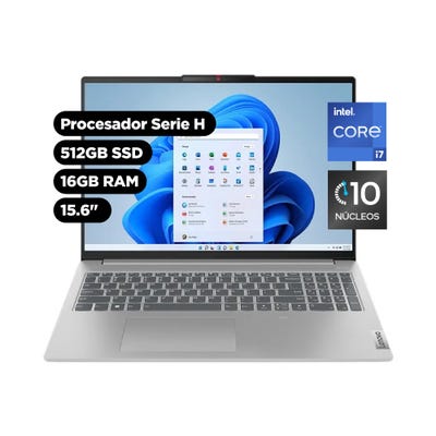 Laptop Lenovo Ideapad Slim 5i 16" Intel Core i7 13a Gen 10 Núcleos 16GB 512GB 82XF0071LM