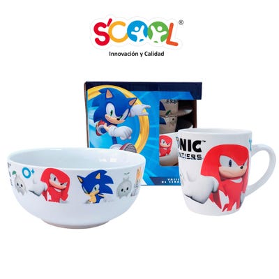 Set de Ceramica Scool Sonic x2 Piezas