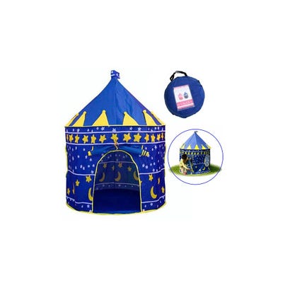 Carpa castillo para niños plegable Azul