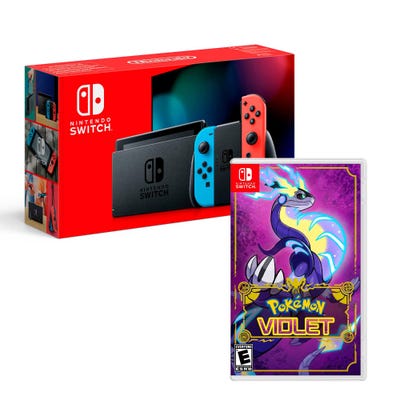Consola Nintendo Switch 2019 Neon + Juego Pokemon Violet