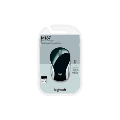 Mouse Logitech M187 Ultra Portable Negro