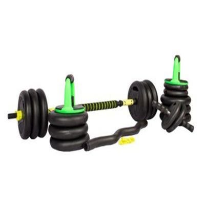 Set Sport Fitness Mancuernas + Barra Z+R + AB roller + Guantes 40KG FT-40A Verde