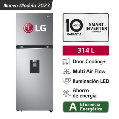 Refrigeradora LG DoorCooling 314LT GT31WPP Plateada