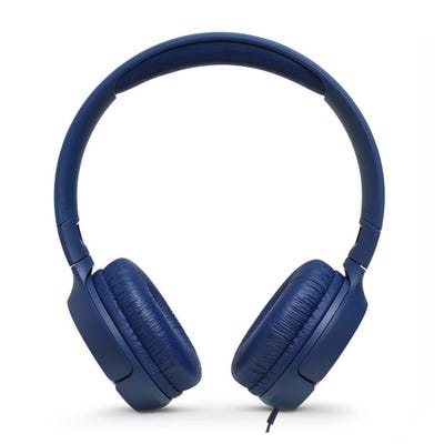Audífonos JBL T500 Pure Bass Sound On Ear con Micrófono JBLT500BLUAM Azul