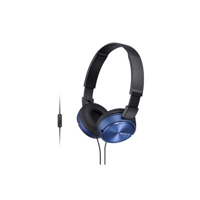 Audífonos on ear Sony con micrófono MDR-ZX310AP Azul