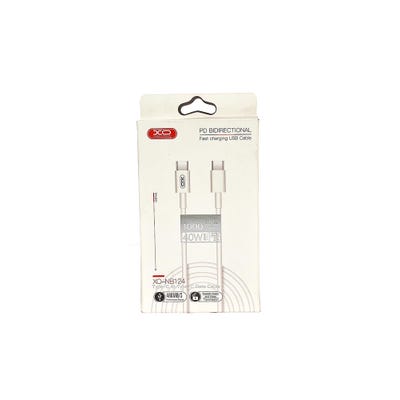 Cable USB XO Tipo C a Tipo C 40W