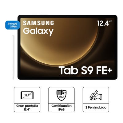 Tablet Samsung S9FE+ 12.4" 8GB 128GB SM-X610NZSDPEO Silver