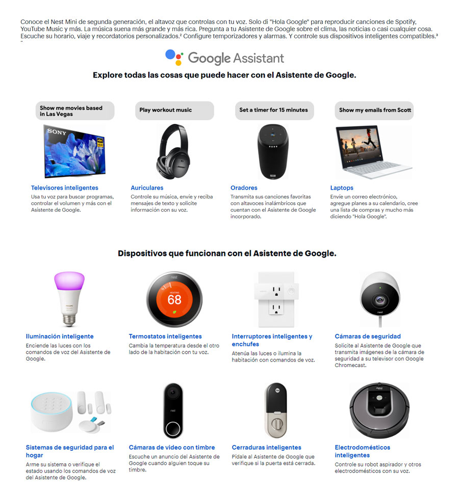 Timbre compatible best sale con google home