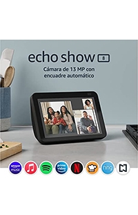 Parlante inteligente  Echo Show 8 2da generación Charol